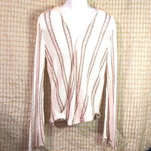 Oneil long sleeve sheer lightweight summer sweater coverup